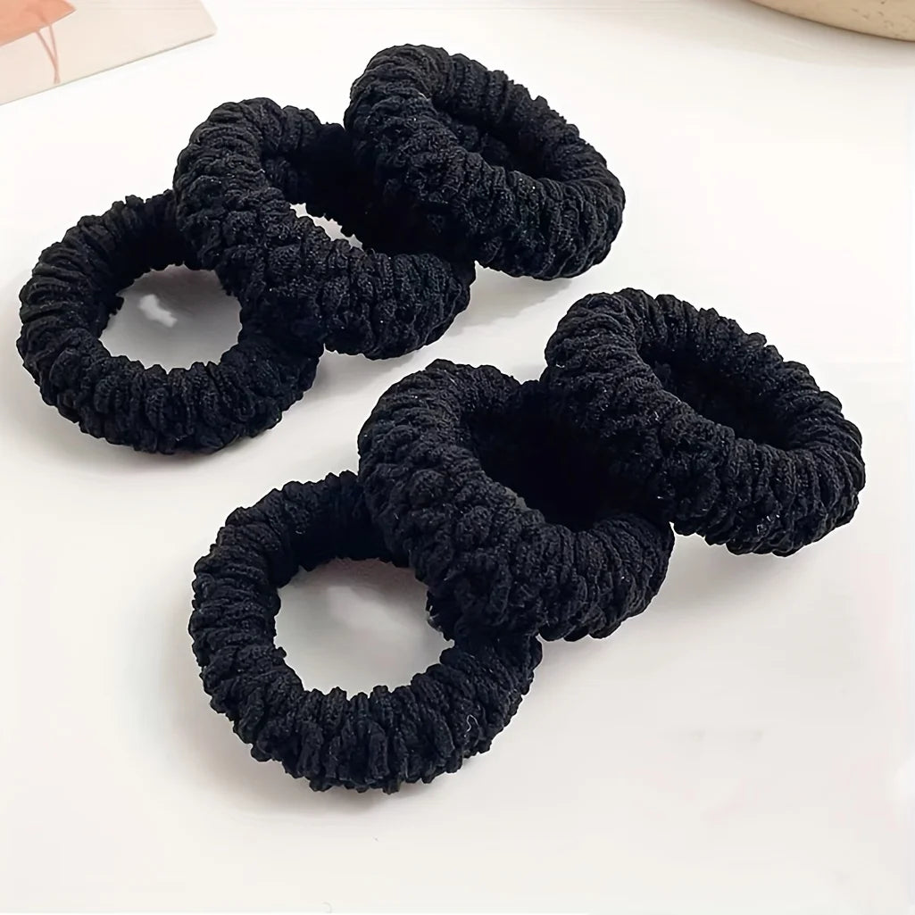 10pcs of Upgraded Wide And Thick Hair Ties, Fashionable for Ponytails And Buns, Made of Durable Elastic Material That Won'T Dama